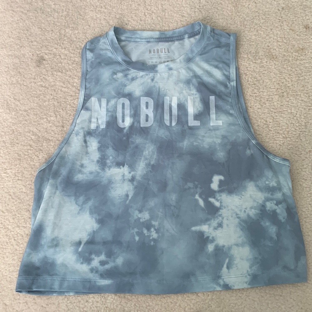 NOBULL Blue Tie Dye Muscle Tank